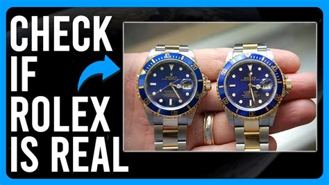 how do you know if a rolex watch is real|how to identify rolex.